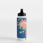 Protea in Enamel Flamingo Tumbler Painting Water Bottle Gallery Image 3