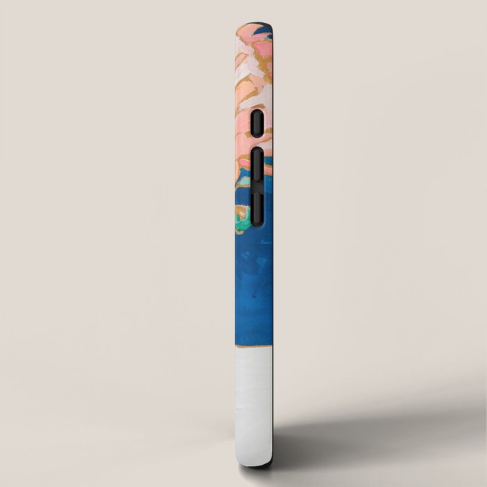 Protea in Enamel Flamingo Tumbler Painting iPhone Case Gallery Image 2