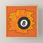 Leo Magic 8 Ball Mini Art Print Gallery Image 1