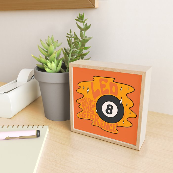 Leo Magic 8 Ball Mini Art Print Gallery Image 2