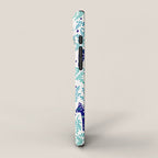 Swedish Dala Horses - Navy & Blue Palette iPhone Case Gallery Image 2