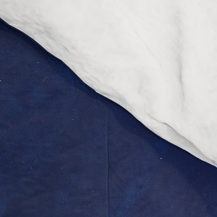 Indigo Abstract Brush Strokes | No. 3 Comforter Gallery Image 4