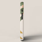 Abstract Shapes and Leaves iPhone Case Gallery Image 2