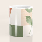 Abstract Shapes and Leaves Coffee Mug Gallery Image 4