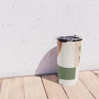Abstract Shapes and Leaves Travel Mug Gallery Image 4
