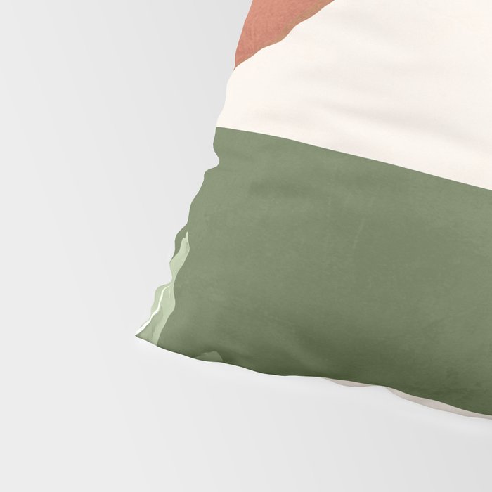 Abstract Shapes and Leaves Pillow Sham Gallery Image 4