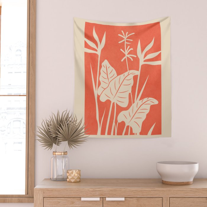 Plant Imprints 4 Wall Tapestry Gallery Image 2