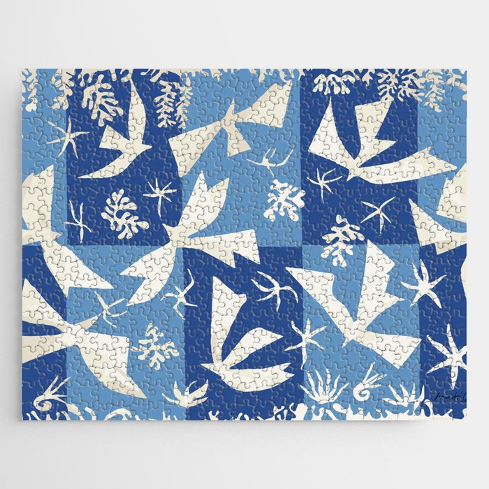 Matisse - Polynesia, the sky (Polynésie, le ciel) 1946 Cut Out Reproduction Jigsaw Puzzle Gallery Image 1