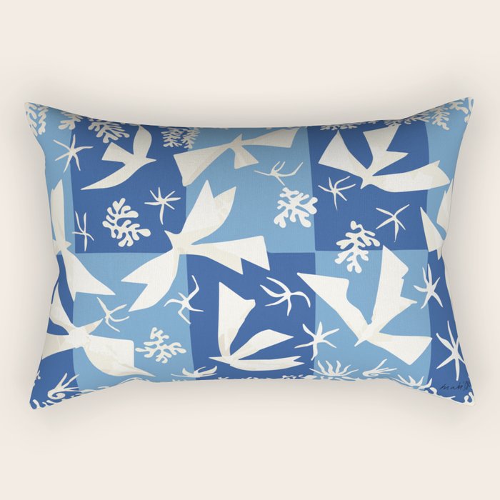 Matisse - Polynesia, the sky (Polynésie, le ciel) 1946 Cut Out Reproduction Rectangular Pillow Gallery Image 1