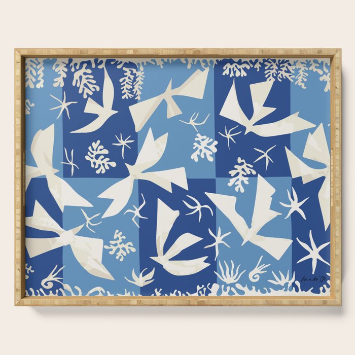 Matisse - Polynesia, the sky (Polynésie, le ciel) 1946 Cut Out Reproduction Serving Tray Gallery Image 1