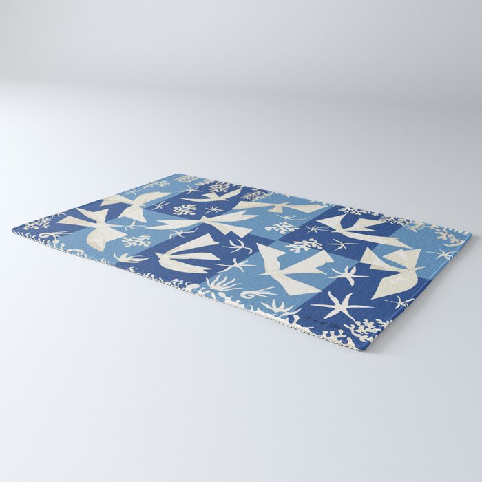 Matisse - Polynesia, the sky (Polynésie, le ciel) 1946 Cut Out Reproduction Rug Gallery Image 3