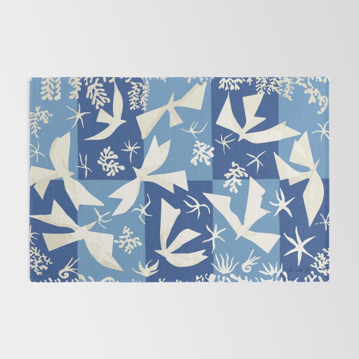 Matisse - Polynesia, the sky (Polynésie, le ciel) 1946 Cut Out Reproduction Rug Gallery Image 2