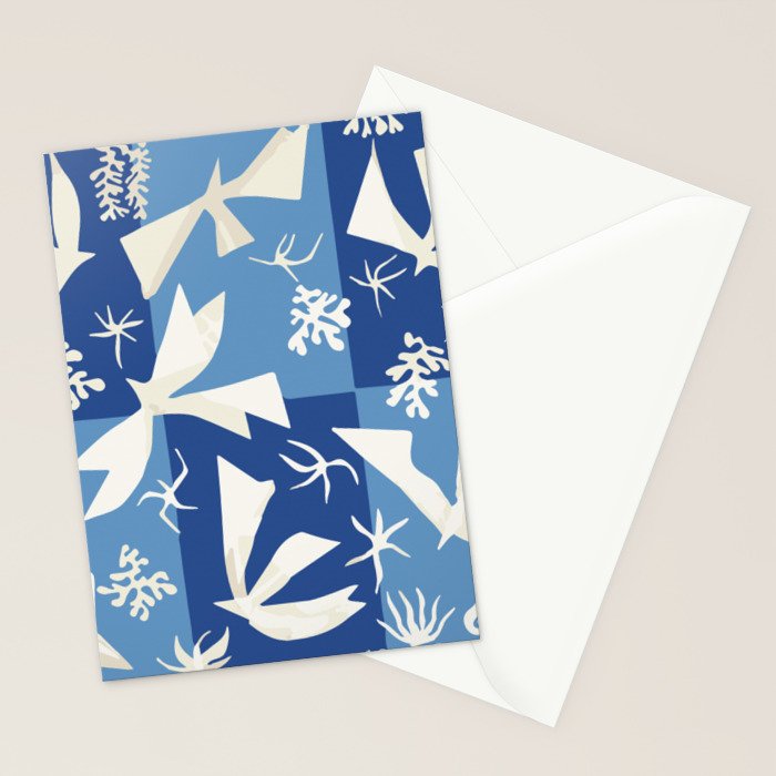 Matisse - Polynesia, the sky (Polynésie, le ciel) 1946 Cut Out Reproduction Stationery Card Gallery Image 2