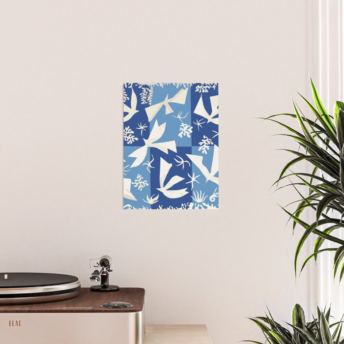 Matisse - Polynesia, the sky (Polynésie, le ciel) 1946 Cut Out Reproduction Poster Gallery Image 2