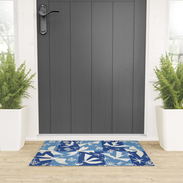 Matisse - Polynesia, the sky (Polynésie, le ciel) 1946 Cut Out Reproduction Welcome Mat Gallery Image 3