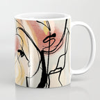 Abstract Female Figure Line Art Coffee Mug Gallery Image 1