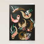 Otter Collection - Charcoal Stationery Card Gallery Image 2