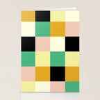 Bold Colorful Checks Pattern - Large XXXIII Stationery Card Gallery Image 2
