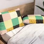 Bold Colorful Checks Pattern - Large XXXIII Pillow Sham Gallery Image 2