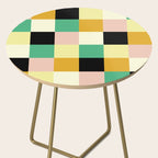 Bold Colorful Checks Pattern - Large XXXIII Side Table Gallery Image 2