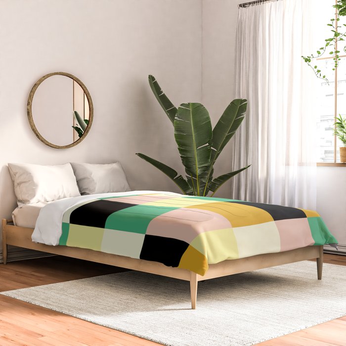 Bold Colorful Checks Pattern - Large XXXIII Comforter Gallery Image 2