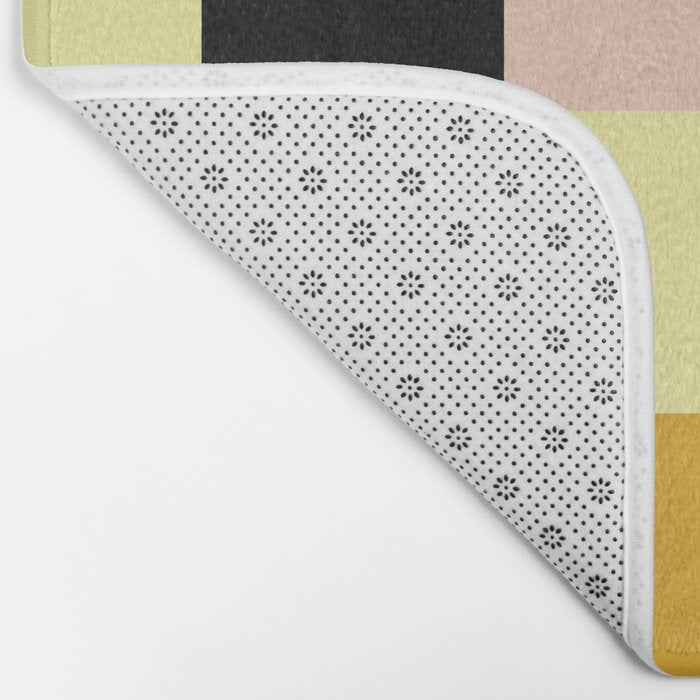 Bold Colorful Checks Pattern - Large XXXIII Bath Mat Gallery Image 2
