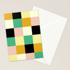 Bold Colorful Checks Pattern - Large XXXIII Stationery Card Gallery Image 2