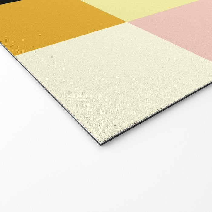 Bold Colorful Checks Pattern - Large XXXIII Welcome Mat Gallery Image 2