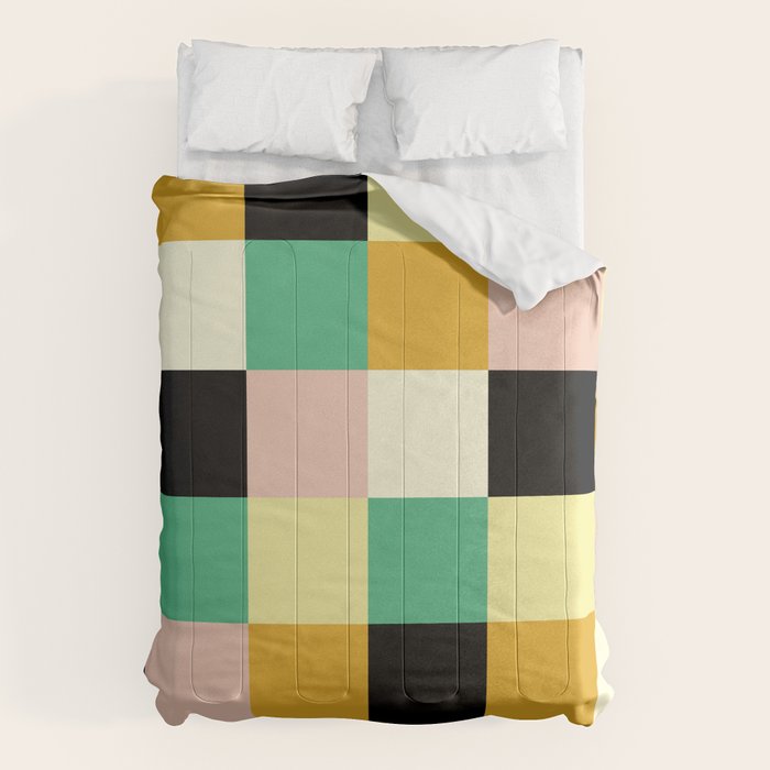 Bold Colorful Checks Pattern - Large XXXIII Comforter Gallery Image 6