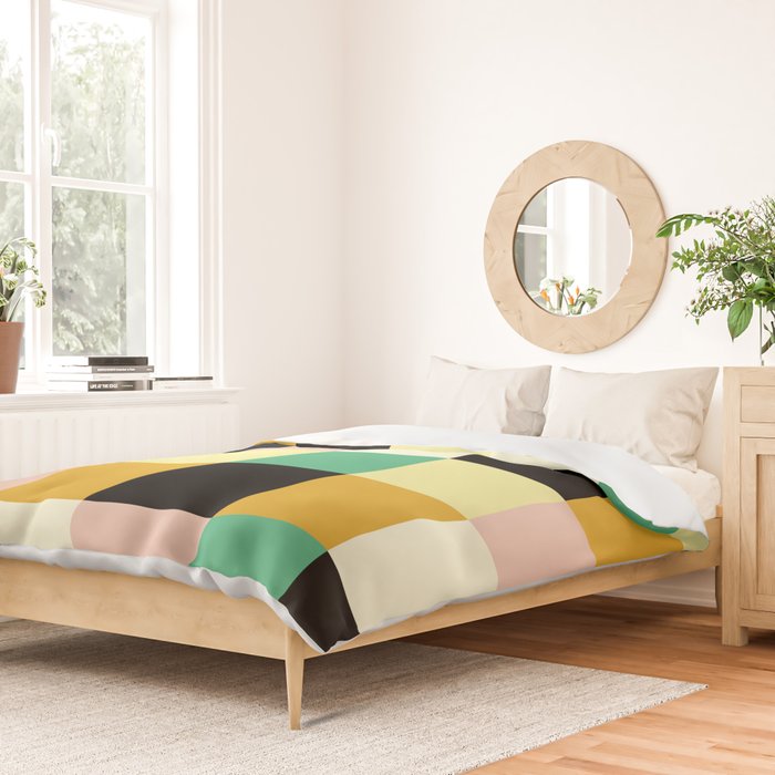 Bold Colorful Checks Pattern - Large XXXIII Duvet Cover Gallery Image 2