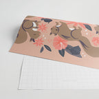 Squirrels & Blooms â Peach & Tan Wrapping Paper Gallery Image 2