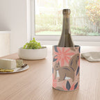 Squirrels & Blooms â Peach & Tan Wine Chiller Gallery Image 4
