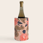Squirrels & Blooms â Peach & Tan Wine Chiller Gallery Image 2
