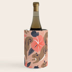Squirrels & Blooms â Peach & Tan Wine Chiller Gallery Image 3