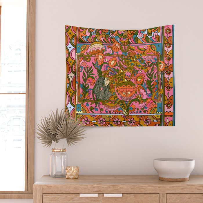 Protea Wall Tapestry Gallery Image 2