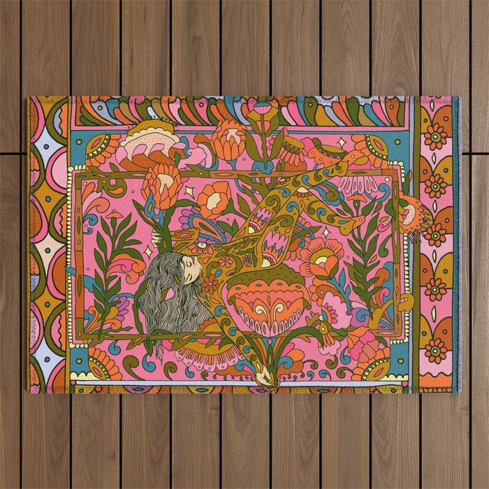 Protea Outdoor Rug Gallery Image 1