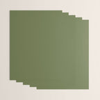 Olive Green Solid Mod Color Wrapping Paper Gallery Image 3