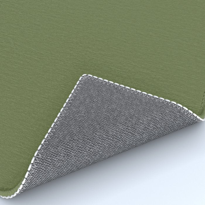 Olive Green Solid Mod Color Rug Gallery Image 4