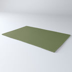 Olive Green Solid Mod Color Rug Gallery Image 3