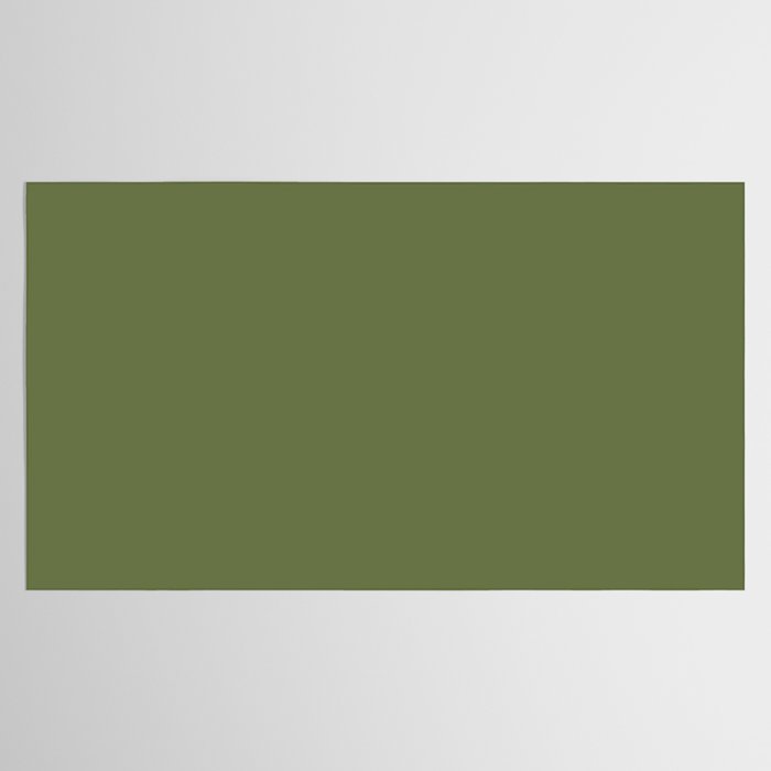 Olive Green Solid Mod Color Tablecloth Gallery Image 2