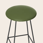 Olive Green Solid Mod Color Stool Gallery Image 2