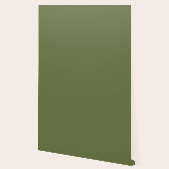 Olive Green Solid Mod Color Wallpaper Gallery Image 2