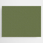 Olive Green Solid Mod Color Jigsaw Puzzle Gallery Image 1
