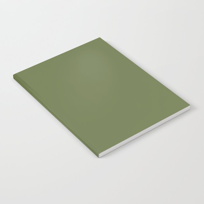 Olive Green Solid Mod Color Notebook Gallery Image 1