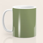 Olive Green Solid Mod Color Coffee Mug Gallery Image 3