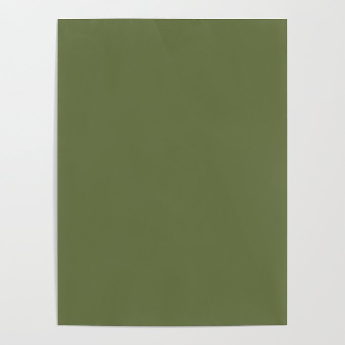 Olive Green Solid Mod Color Poster Gallery Image 4