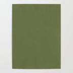 Olive Green Solid Mod Color Poster Gallery Image 4