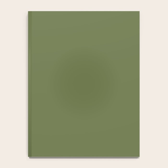Olive Green Solid Mod Color Notebook Gallery Image 4