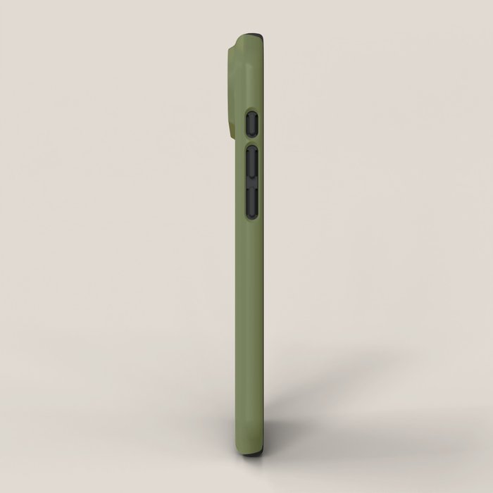 Olive Green Solid Mod Color iPhone Case Gallery Image 2