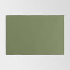 Olive Green Solid Mod Color Rug Gallery Image 2